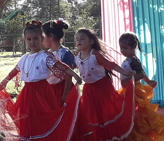 Every Paraguayan child enjoys the traditional dances