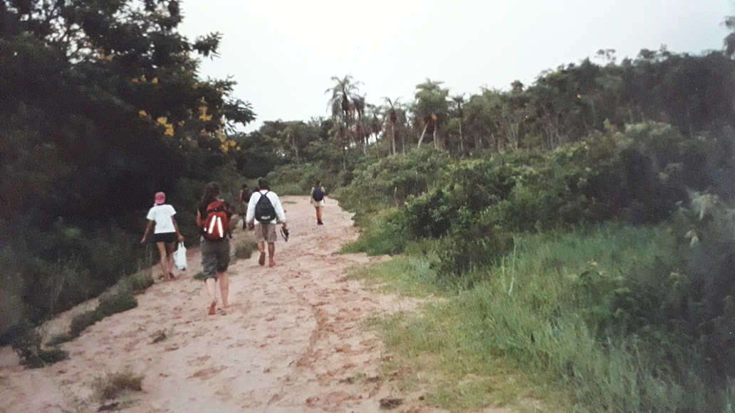 When I travelled on foot to the festival in Caacupe