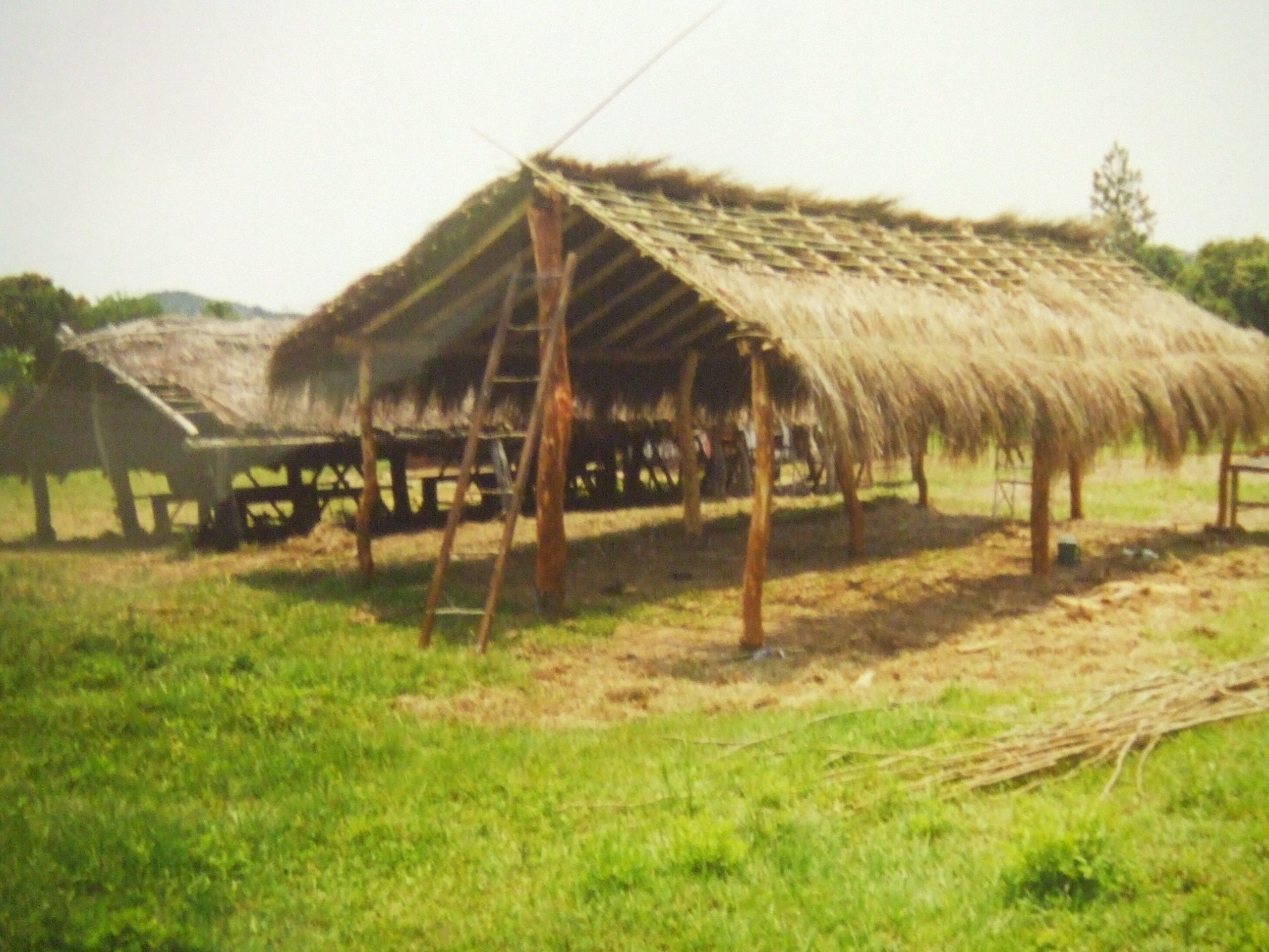 To teach in Paraguay a school house had to be built